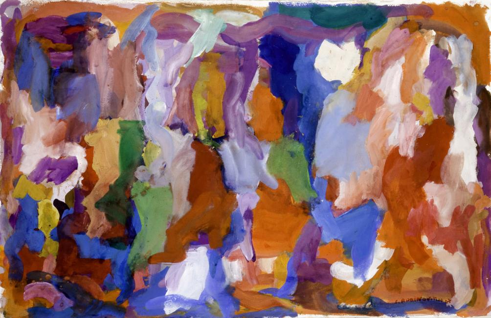 Laredo, gouache sur papier, 65 x 102 cm 2009